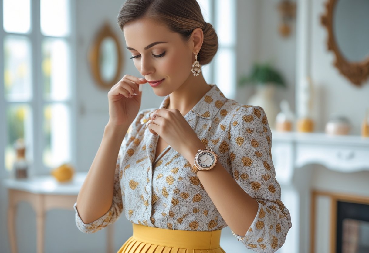 Retro mode og ure til kvinder online en tidløs kombination